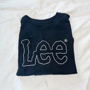 Vintage Lee black and white tshirt